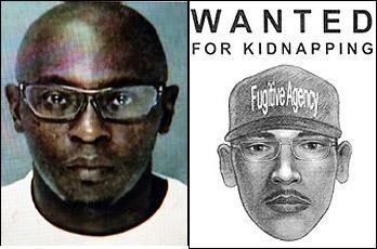 Darryl Littlejohn and sketch of rapist/kidnapper