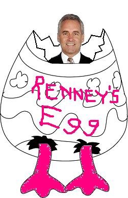 Tom Renney lays Pre-Easter Egg