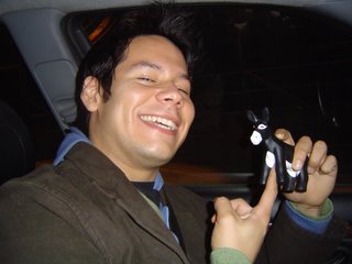 Drew y el Burrito catalán que le regaló Carlos