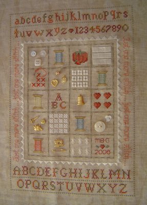 The Needleworker's Sampler Stitched by Mayté