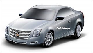 Autoweek.com sketch of CTS Coupe