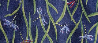 Dragonflies, Boston commons quilt, fabric selection, photo by Robin Atkins, bead artist