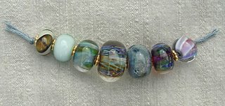 lampwork beads by Nicole LeClaire Brown