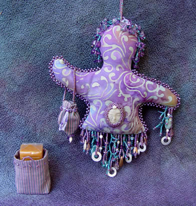 spirit doll by Robin Atkins, bead artist