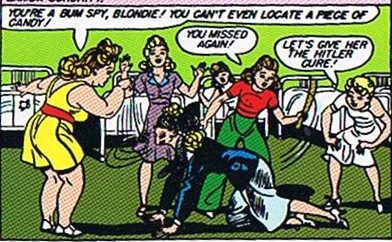 Blondie Spanking Cartoons - Sunday Comics Blonde Spanking | BDSM Fetish