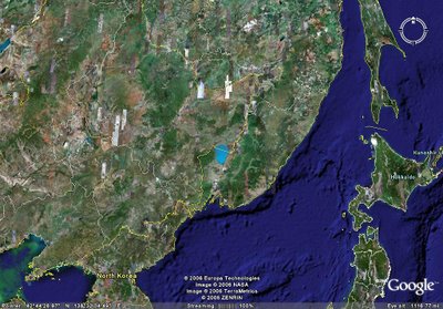 중국 흑룡강성 위성사진