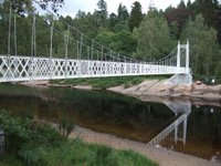 Cambus O'May suspension bridge