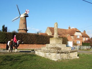 Quainton windmill and preaching cross