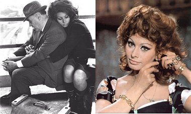 Carlo Ponti ja Sophia Loren.