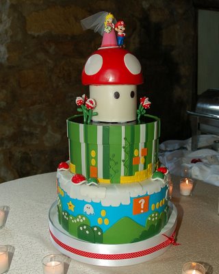 Super Mario Bros. Wedding Cake