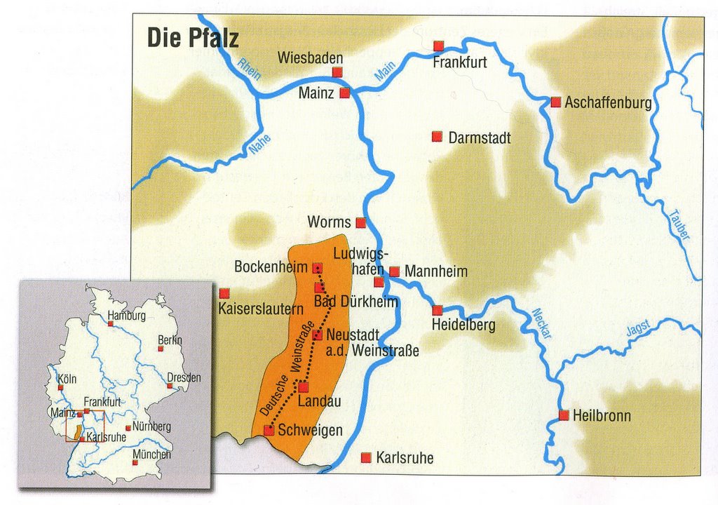 PFÄLZER BLOGHÜTTE: Weinanbaugebiet Pfalz