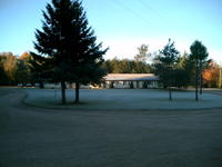Frost on the residential lawns - BRRR!