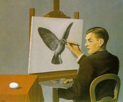 Magritte, «Clairvoyance»