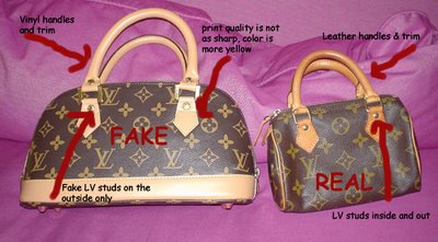 authentic tommy hilfiger bag vs fake
