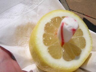 Lemon Candy Sticks - Peppermint Stick