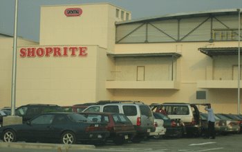 Close up of Mall with Shoprite in Foreview