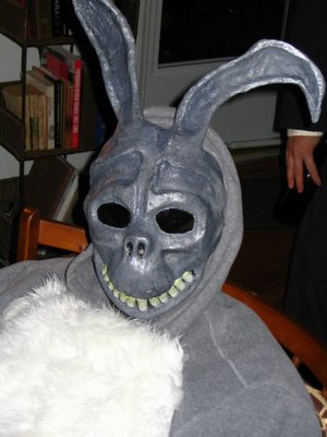 Gully as Donnie Darko rabbit