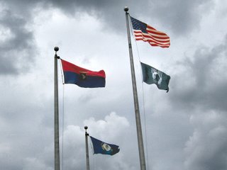 American and other flags