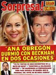 Ana Obregón durmió con Beckham en dos ocasiones
