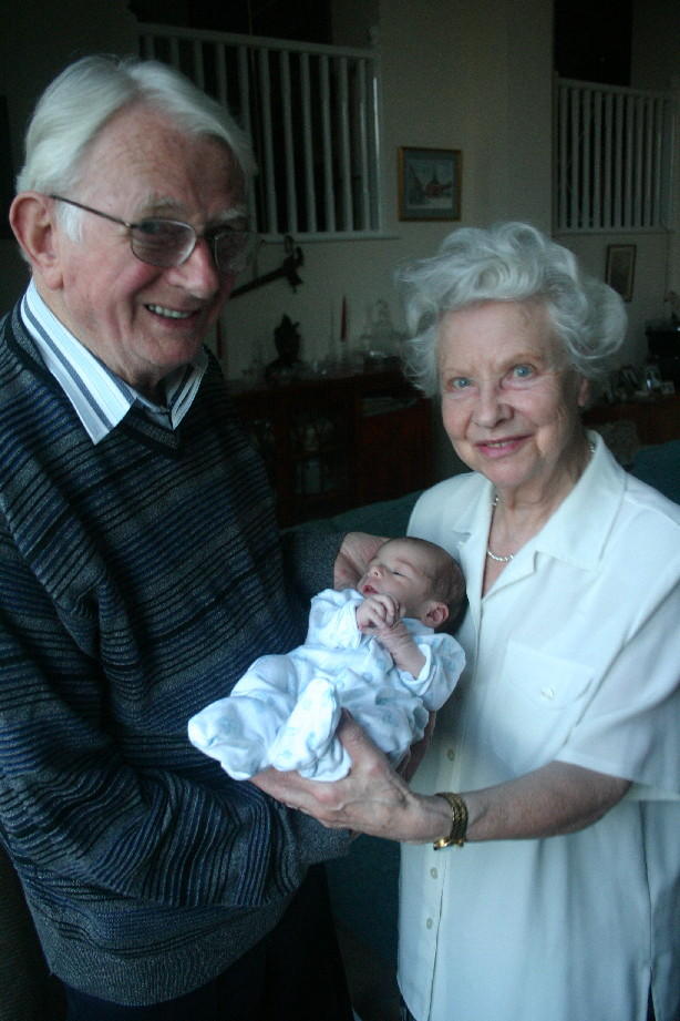Samuel Esteban Kilyon Legarda Sam With His Granny And Grandad