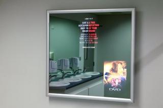 advertising on mirrors