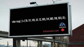 electronic arts billboard