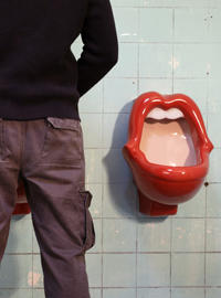 virgin kiss urinal