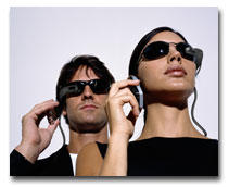 cell phones, head mounted displays, kopin, orange, microoptical