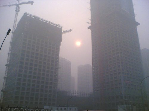 Contaminación en Beijing Foto de Benoist Sébire