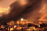 Bombas sobre Beirut