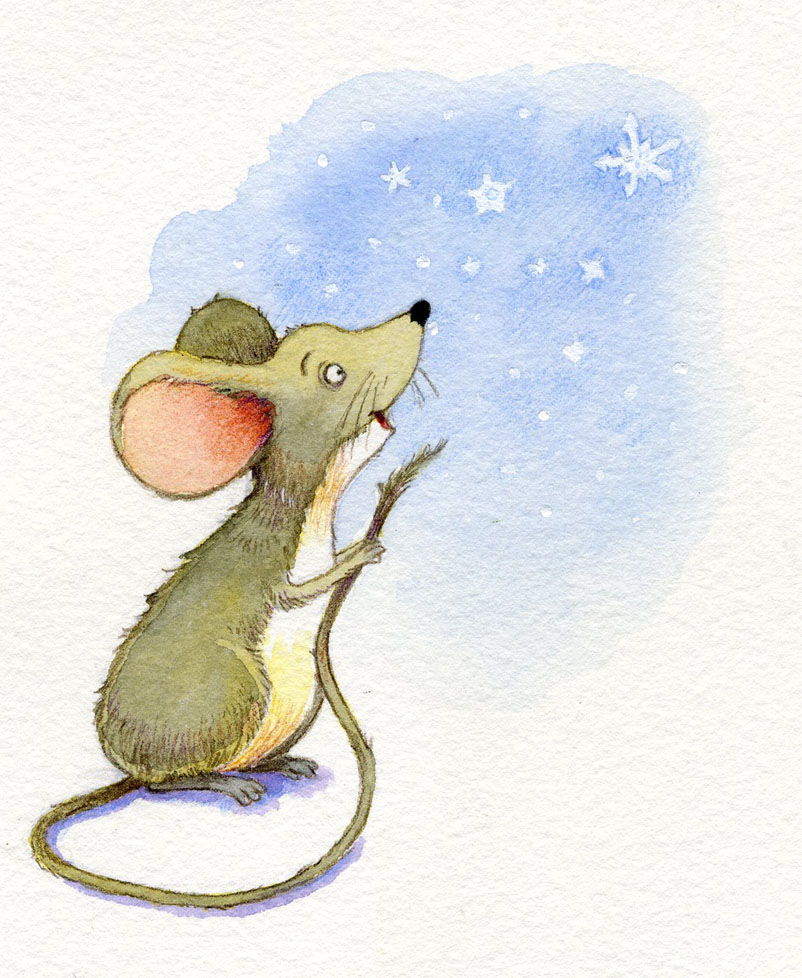 Тихо возится под снегом робкая мышь. Мышь рисунок. Мышка иллюстрация. Мышь рисунок для детей. Мышь Сказочная.