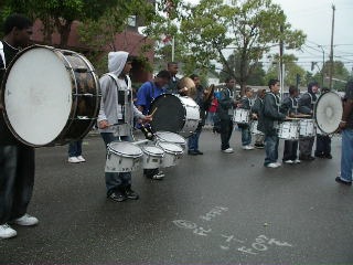 Chipman drummers, Alameda Free Library