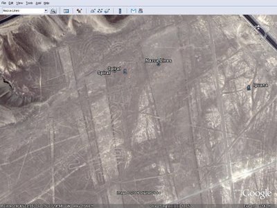 나스카 평원의 그림 (Nazca Lines) - Google Earth