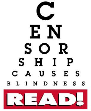 Censorship causes blindness eye chart