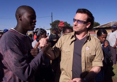 Bono entre las celebridades más generosas según FORBES
