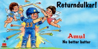 Sachin Tendulkar marks his return to international cricket with a sparkling knock - October'05 