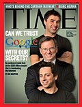 Google on Time Magazine Cover