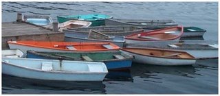 Dinghies at the dock - copyright Vahri 2006