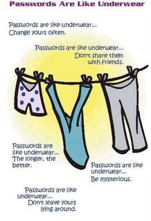 Passwords are like.... Passwords are like....