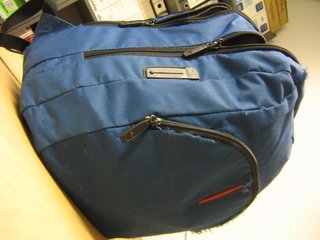 my backpack, its blue