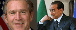 Bush ed il Berlusca: una gaffe tira l'altra