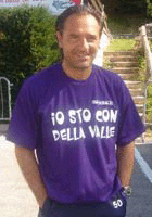 Cesare Prandelli con la maglia pro-Della Valle: IO STO CON DELLA VALLE