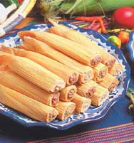 Foto plato de tamales