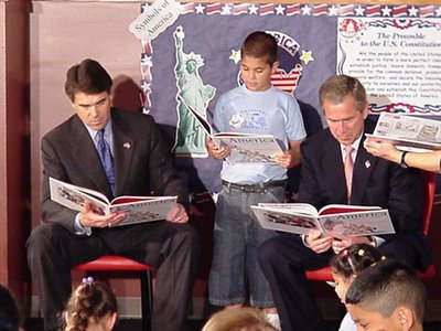 Bush reading