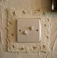 Martin Parr photo of lightswitch