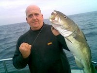 shad fishing for cod at Whitby