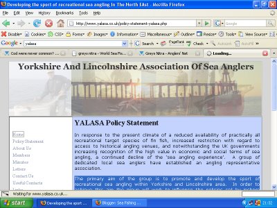 Yorkshire and lincolnshire association of sea anglers north east fishing conservation