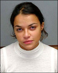 Michelle Rodriguez arrest photo