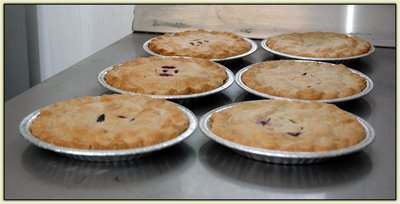 Fresh-baked pies