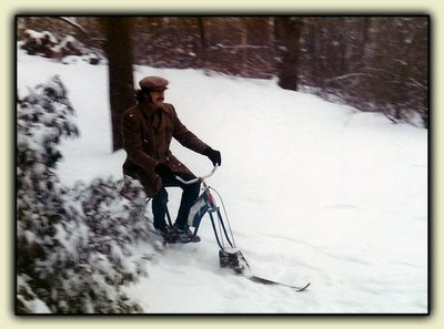 Elisson rides the Ski-Cycle of Death
